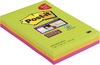 Post-it® Haftnotizen A:2+1 Gratis Super Sticky lin. farbsortiert