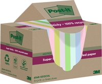 Post-it® Haftnotizen Post-it SuperSti bunt 7, 6x7, 6 farbsortiert