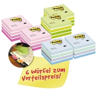 Post-it Haftnotizen Standard 2028x6 farbsortiert - 6 Stück
