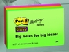 Post-it® Haftnotizen Super Sticky Meeting Notes farbsortiert
