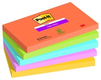 Post-it® Haftnotizen Super Sticky Notes Bangkok Collection farbsortiert