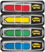 Post-it Index Pfeile Small Haftstreifen farbsortiert - 4 x 24 Streifen