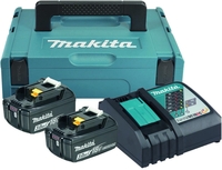 Power Source Kit 2x Akku BL1830B 18V 3, 0 Ah,  Schnellladegerät DC18RC,  MAKPAC Gr.