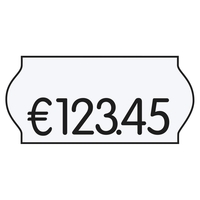 PrinterLabels AS Preisauszeichner-Etiketten 26, 0 x 12, 0 mm weiß