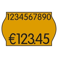 PrinterLabels AS Preisauszeichner-Etiketten 26, 0 x 16, 0 mm leuchtorange