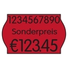 PrinterLabels AS Preisauszeichner-Etiketten 26, 0 x 16, 0 mm leuchtrot