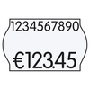 PrinterLabels AS Preisauszeichner-Etiketten 26, 0 x 16, 0 mm weiß