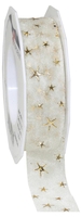PRÄSENT Geschenkbänder creme