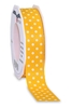 PRÄSENT Geschenkbänder Dots Gelb