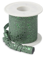 PRÄSENT Geschenkbänder Glitter Grün