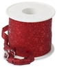 PRÄSENT Geschenkbänder Glitter Rot