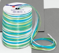 PRÄSENT Geschenkbänder Multi-Raffia Mehrfarbig