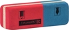 Radiergummi rot/blau