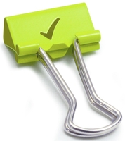 RAPESCO® Foldbackklammern Häkchen 1421 grün 1.9 cm