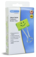 RAPESCO® Foldbackklammern Smiles 1423 grün 1.9 cm
