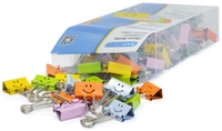 RAPESCO® Foldbackklammern Smiles 1428 farbsortiert 1.9 cm