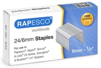 RAPESCO® Heftklammern RAPESCO Heftklammern 24/6 1000 24/6