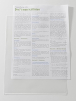 RAPESCO® Sichthüllen DIN A4 transparent genarbt 0.1 mm