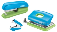 Rapid Hefter-Locher-Set bl/gn