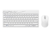 Rapoo 8000M Desktop-Set - Weiß