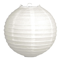 Rayher Lampion 40cm weiß