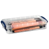 Really Useful Box 0, 55 l Aufbewahrungsbox 22, 0 x 10, 0 x 4, 0 cm - transparent