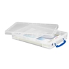 Really Useful Box Aufbewahrungsbox transparent 34, 0 x 52, 0 x 8, 5 cm - 10 l