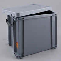 Really Useful Box Aufbewahrungsboxen Useful Box 19, 0l silber 19, 0 l - 39, 5 x 25, 5 x 29, 0 cm silber