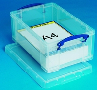 Really Useful Box Aufbewahrungsboxen Useful Box 9, 0l 9, 0 l - 39, 5 x 25, 5 x 15, 5 cm transparent
