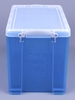 Really Useful Box Aufbewahrungsboxen Useful Box Trans 19, 0l blau 19, 0 l - 39, 5 x 25, 5 x 29, 0 cm transparent,  blau