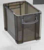 Really Useful Box Aufbewahrungsboxen Useful Box Trans 19, 0l grau 19, 0 l - 39, 5 x 25, 5 x 29, 0 cm transparent,  grau