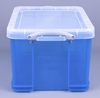 Really Useful Box Aufbewahrungsboxen Useful Box Trans 35, 0l blau 35, 0 l - 48, 0 x 39, 0 x 31, 0 cm transparent,  blau