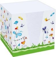 RNK-Verlag Zettelbox RNK Notizz.Box Schmetterl9, 2cm mehrfarbig