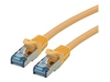 Roline Patch-Kabel RJ-45 (M) zu RJ-45 (M) 15 m SFTP PiMF CAT 6a gelb (21.15.2828)