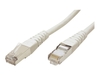 Roline Patch-Kabel RJ-45 (M) zu RJ-45 (M) 30 cm SFTP CAT 6a grau (21.15.1310)