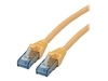 Roline Patch-Kabel RJ-45 (M) zu RJ-45 (M) 7.5 m UTP CAT 6a gelb (21.15.2726)