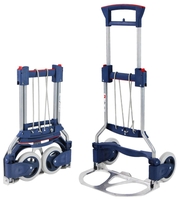 RUXXAC by SECO Sackkarren Sackkarre Ruxxac Cart Buisness 49, 0 x 46, 0 x 103, 0 cm 125 Kilogramm blau,  silber