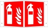 SafetyMarking® Brandschutzschild Schild Feuerlöscher 26x15x11cm 26 cm x 15 cm Feuerlöscher