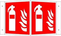 SafetyMarking® Brandschutzschild Schild Feuerlöscher 26x15x11cm 26 cm x 15 cm Feuerlöscher