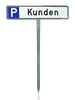SafetyMarking® Einschlagpfosten Einschlagpfosten für Parkplatz 52 cm x 75 cm kein Text