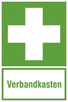 SafetyMarking® Rettungszeichen Schild Erste Hil.Verbandkasten 20 cm x 30 cm Erste Hilfe - Verbandkasten