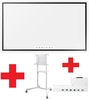 Samsung Flip 2 WM65R Flipchart 165 cm 65 Zoll + Flip 2 Tray CY-TF65BRCXEN + Neomounts NS-M1250 Rollwagen