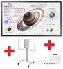 Samsung Flip Pro WM65B Flipchart 165 cm 65 Zoll inkl. Peerless SR560 rotierbarer Rollwagen & Tray CY-TF65BBC