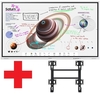 Samsung Flip Pro WM85B Flipchart 85 Zoll 215, 9 cm + Samsung WMN-8200SF Wandhalterung starr
