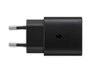 Samsung Ladeadapter mit Schnellladefunktion EP-TA800N Black (USB Type-C,  25W)