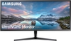 Samsung Monitor S34J550WQU WQHD-LED-Display 86, 7 cm (34, 1") dunkelgrau/blau