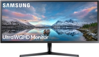 Samsung Monitor S34J550WQU WQHD-LED-Display 86, 7 cm (34, 1") dunkelgrau/blau