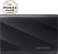 Samsung Portable SSD T9 1TB - Schwarz für PC/Mac
