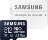 Samsung PRO Ultimate microSD-Speicherkarte inkl. SD Adapter - 512 GB