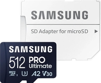 Samsung PRO Ultimate microSD-Speicherkarte inkl. SD Adapter - 512 GB